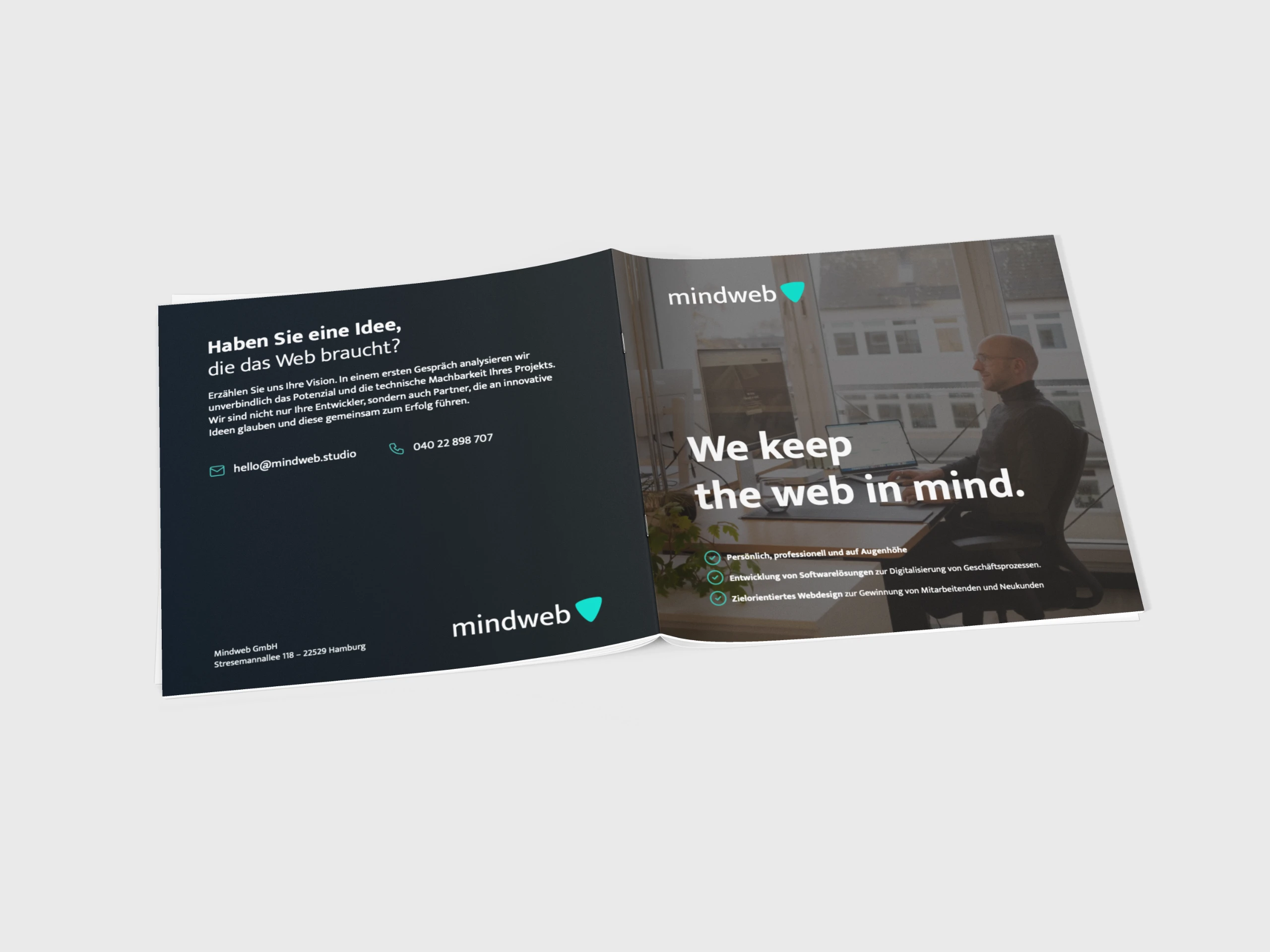 Interne Broschüre bei Mindweb